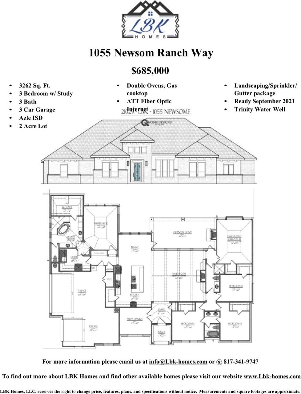 1055 Newsom Ranch Way, Azle, TX 76020