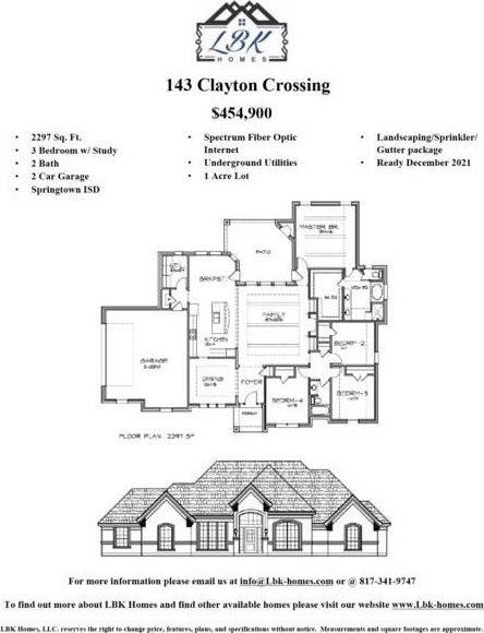 143 Clayton Crossing, Springtown, TX 76082