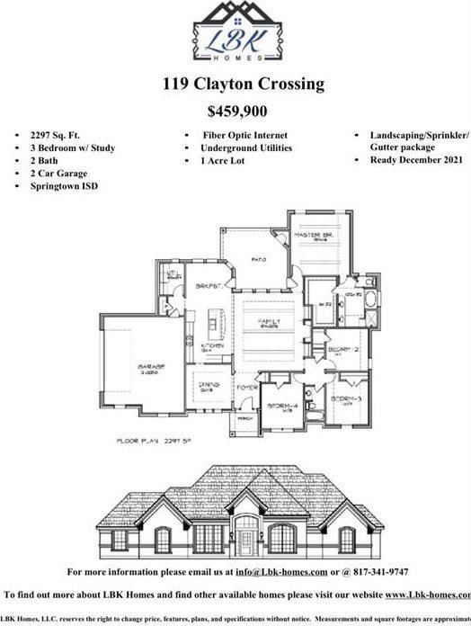 119 Clayton Crossing, Springtown, TX 76082