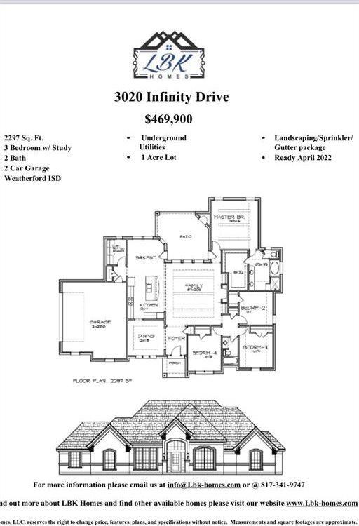 3020 Infinity Drive, Weatherford, TX 76087