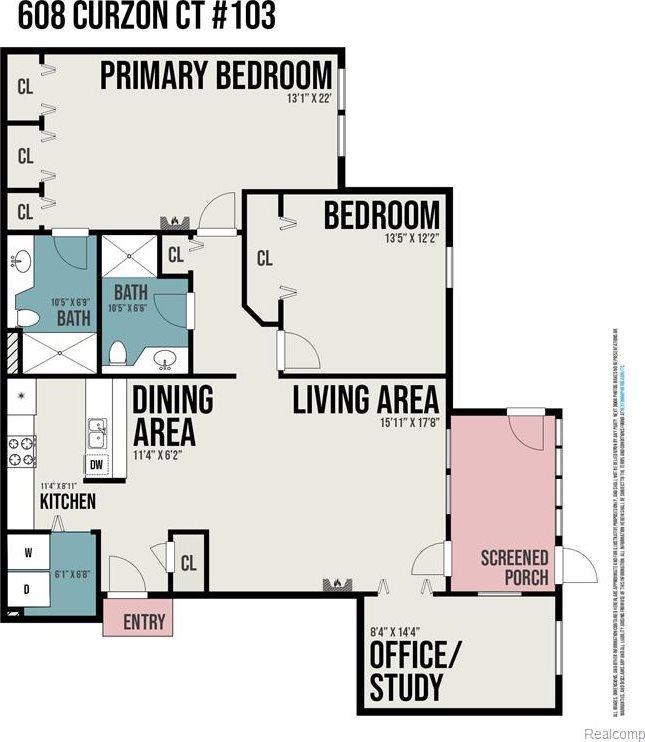 618 Curzon Ct Apt 103, Howell, MI 48843