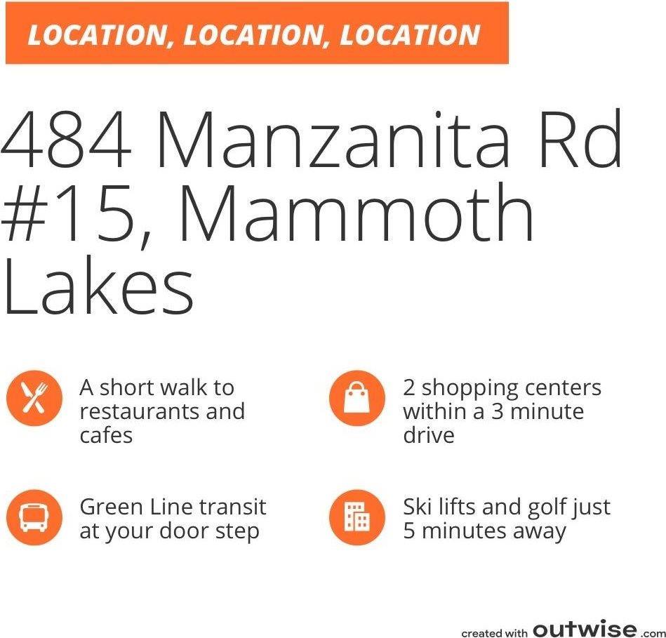 484 Manzanita Rd #15, Mammoth Pines #15, Mammoth Lakes, CA 93546