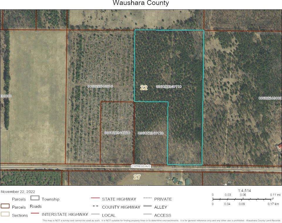 19.96 Acres CYPRESS AVENUE, Coloma, WI 54930