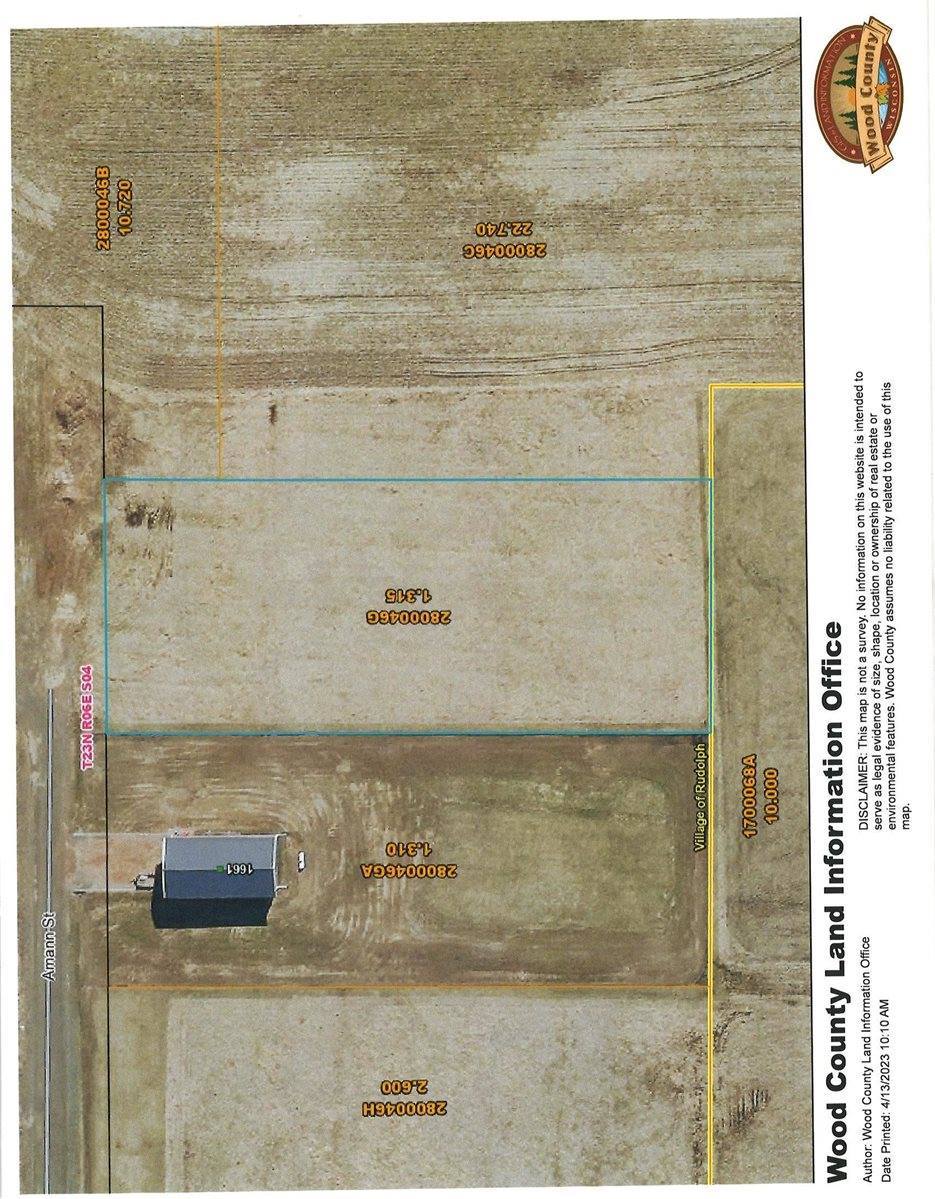 1.315 Acres AMANN STREET, Rudolph, WI 54475