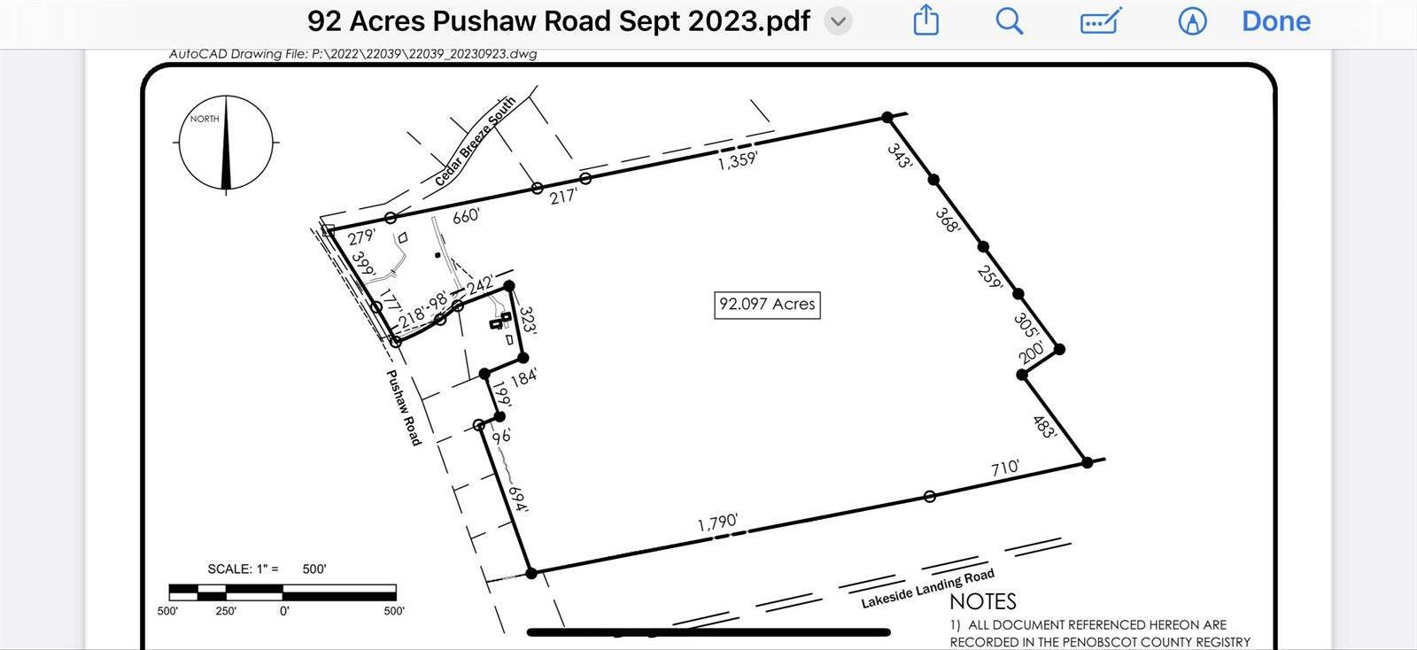 Map32Lot24 Pushaw Road, Glenburn, ME 04401