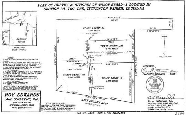 Mary Kinchen Rd., Albany, LA 70711