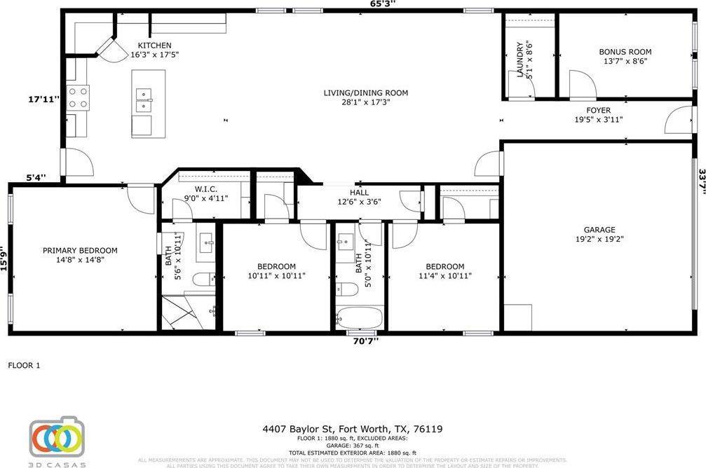 4407 Baylor Street, Fort Worth, TX 76119