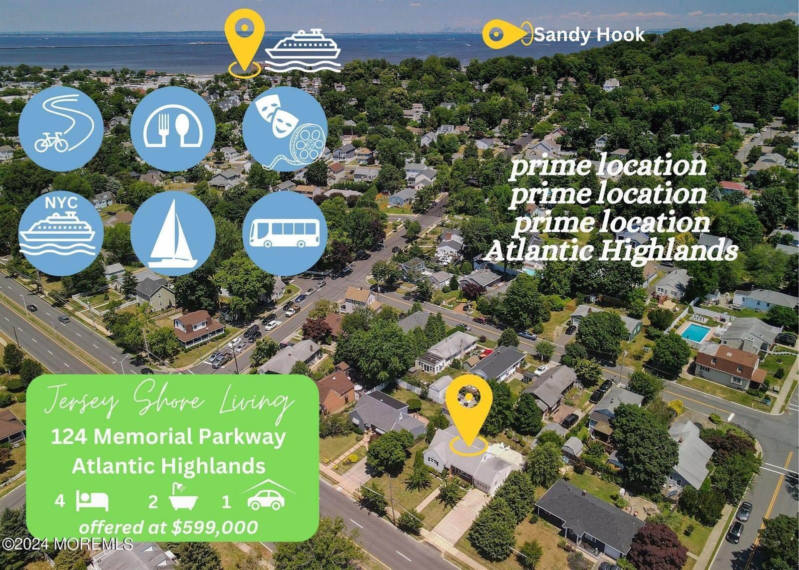 124 Memorial Parkway, Atlantic Highlands, NJ 07716