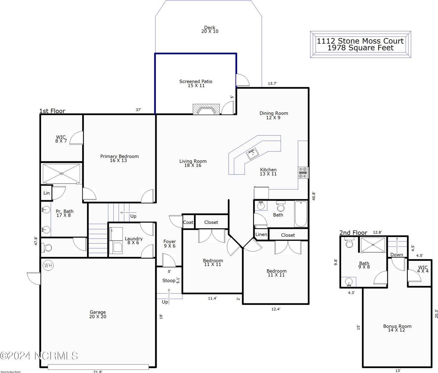 1112 Stone Moss Court, Leland, NC 28451