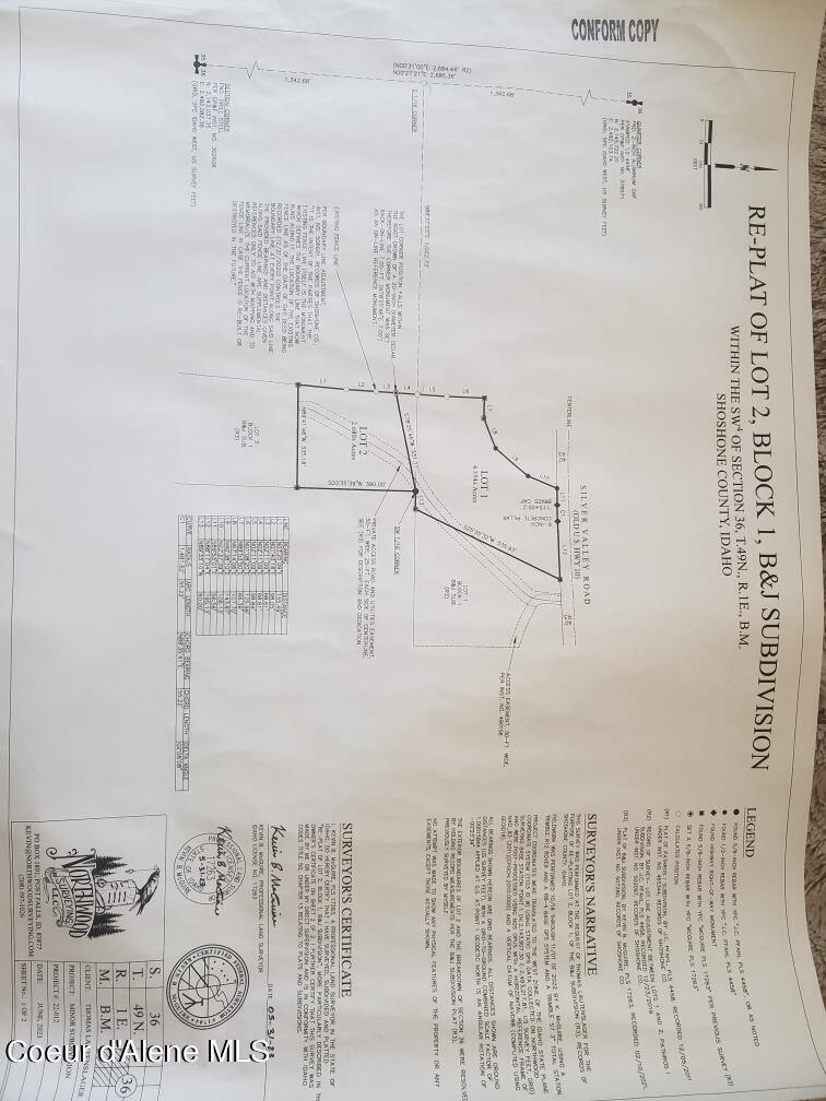 Lot 2 Of the replat of Lot 2 Blk 1, Kingston, ID 83839