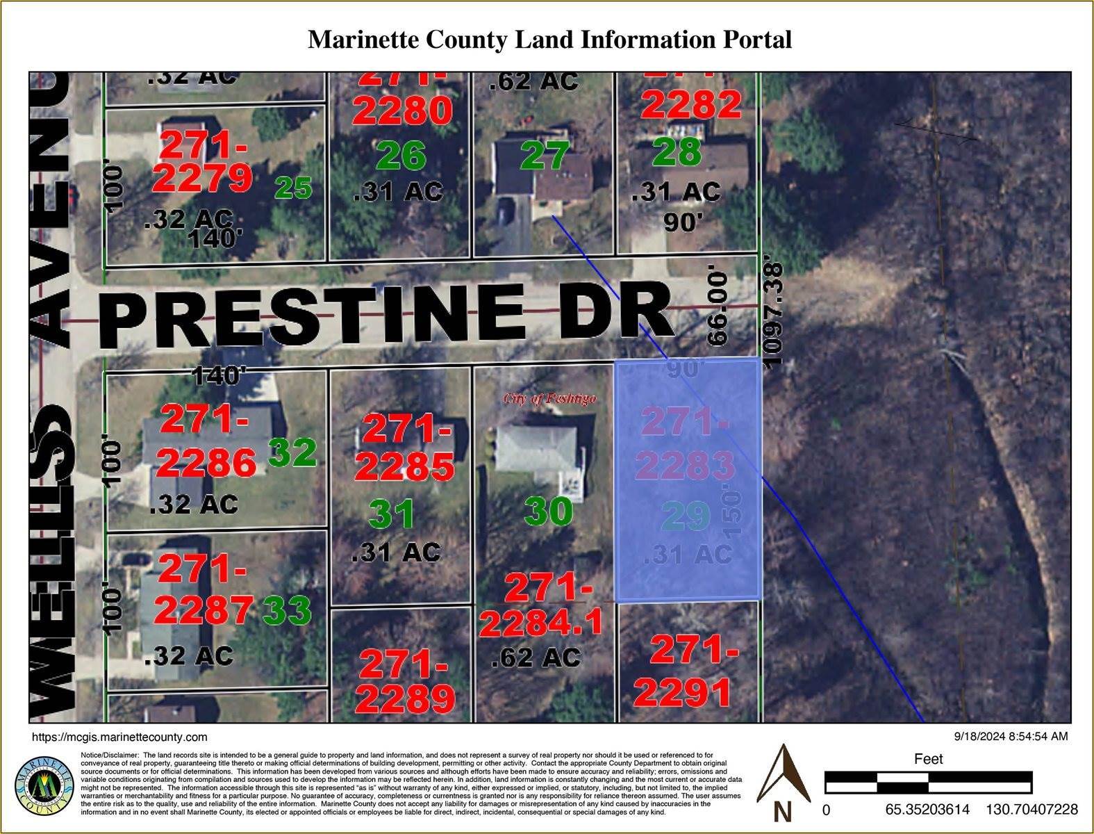 Prestine Drive, Peshtigo, WI 54157