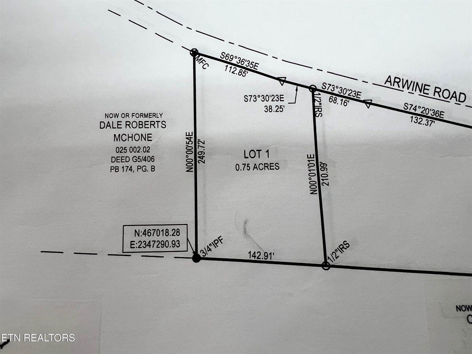 lot 1 Arwine Road, Decatur, TN 37322