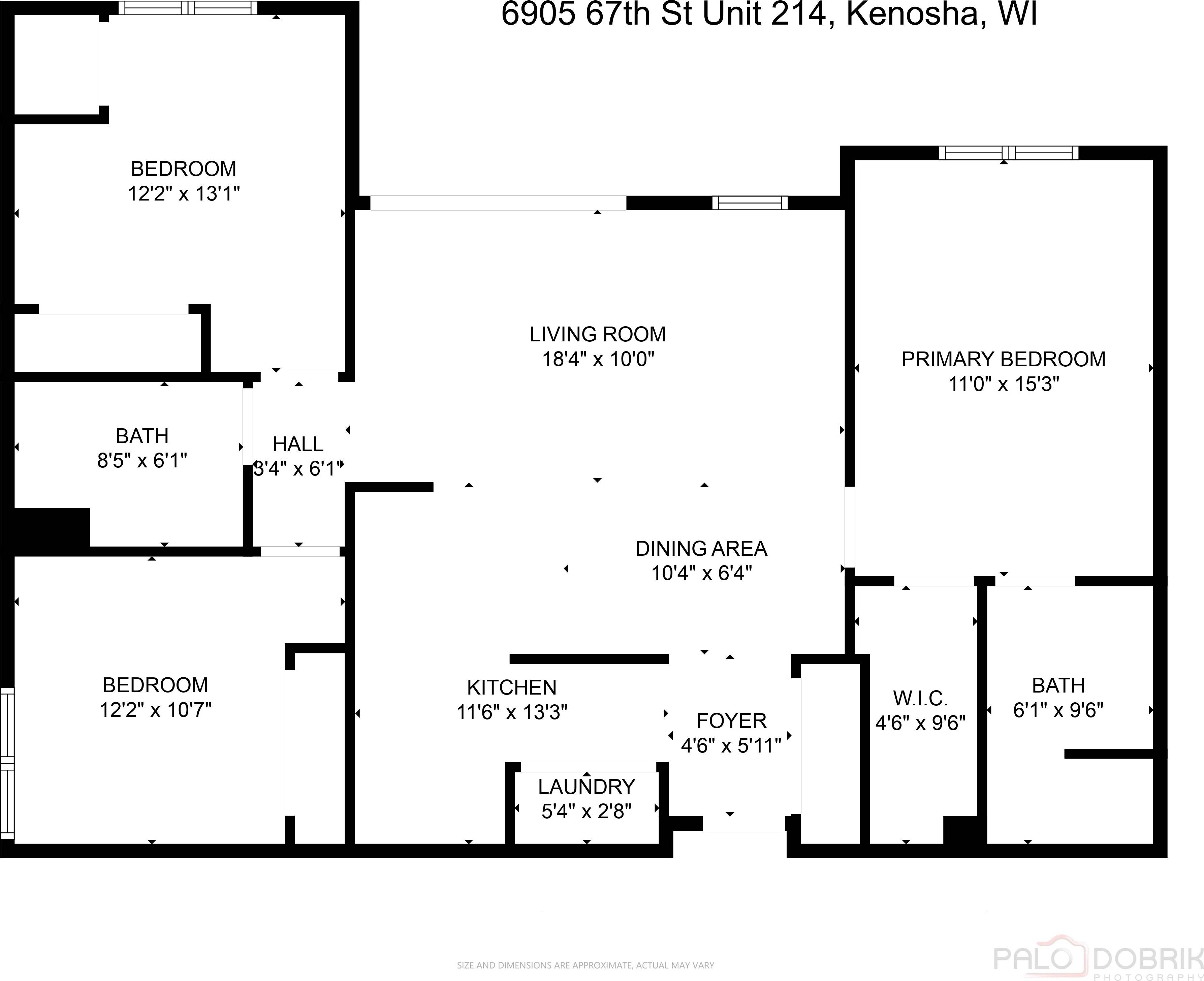 6905 67th St, #214, Kenosha, WI 53142