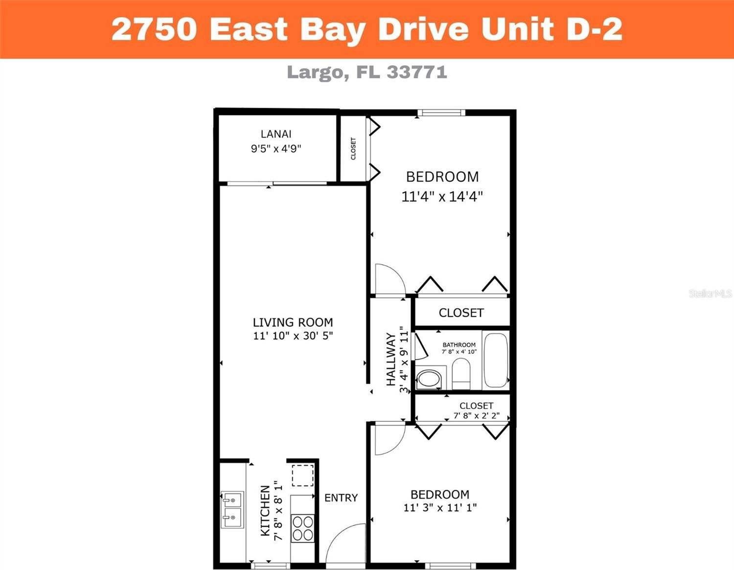 2750 East Bay Drive, #2D, Largo, FL 33771