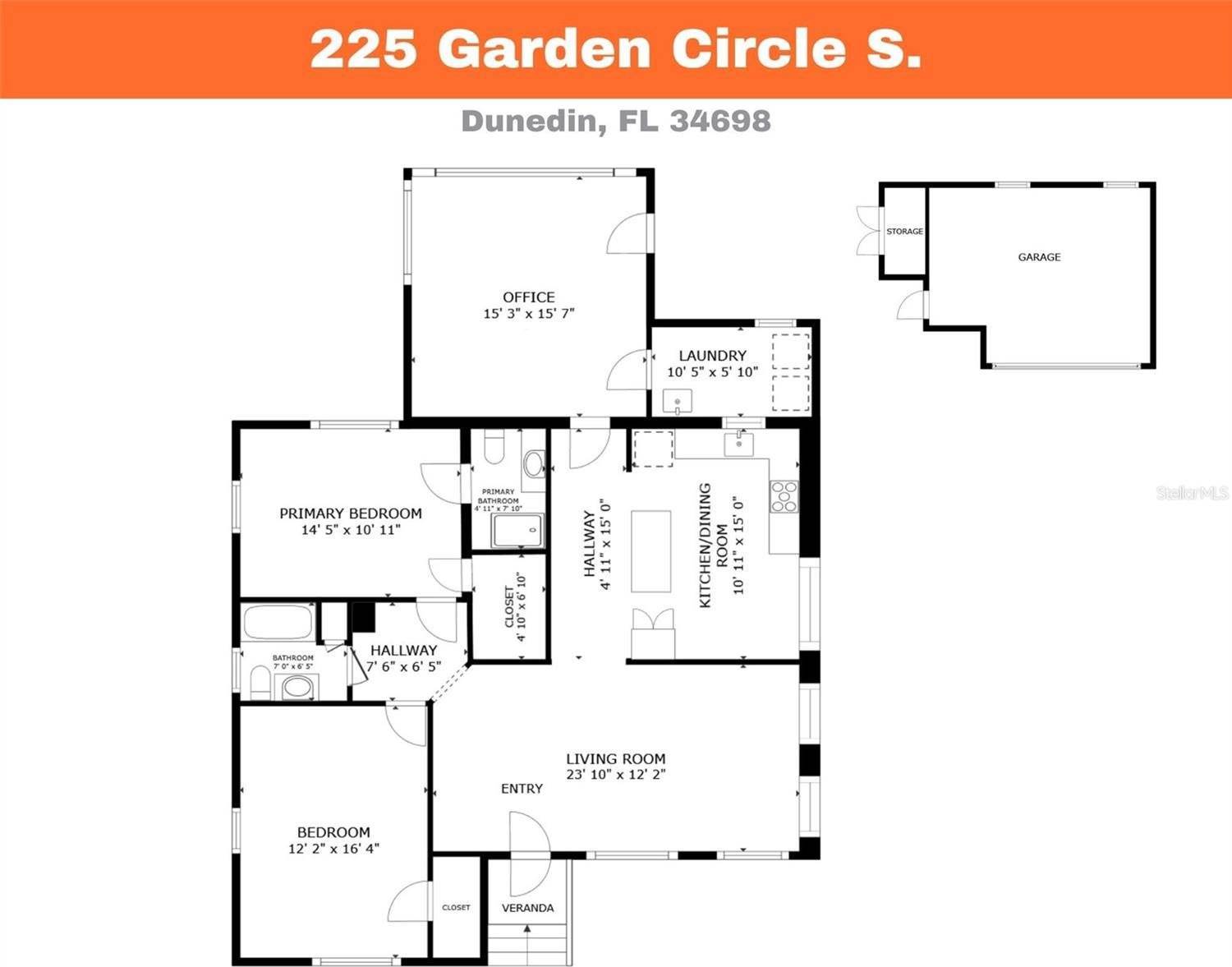 225 Garden Circle South, Dunedin, FL 34698