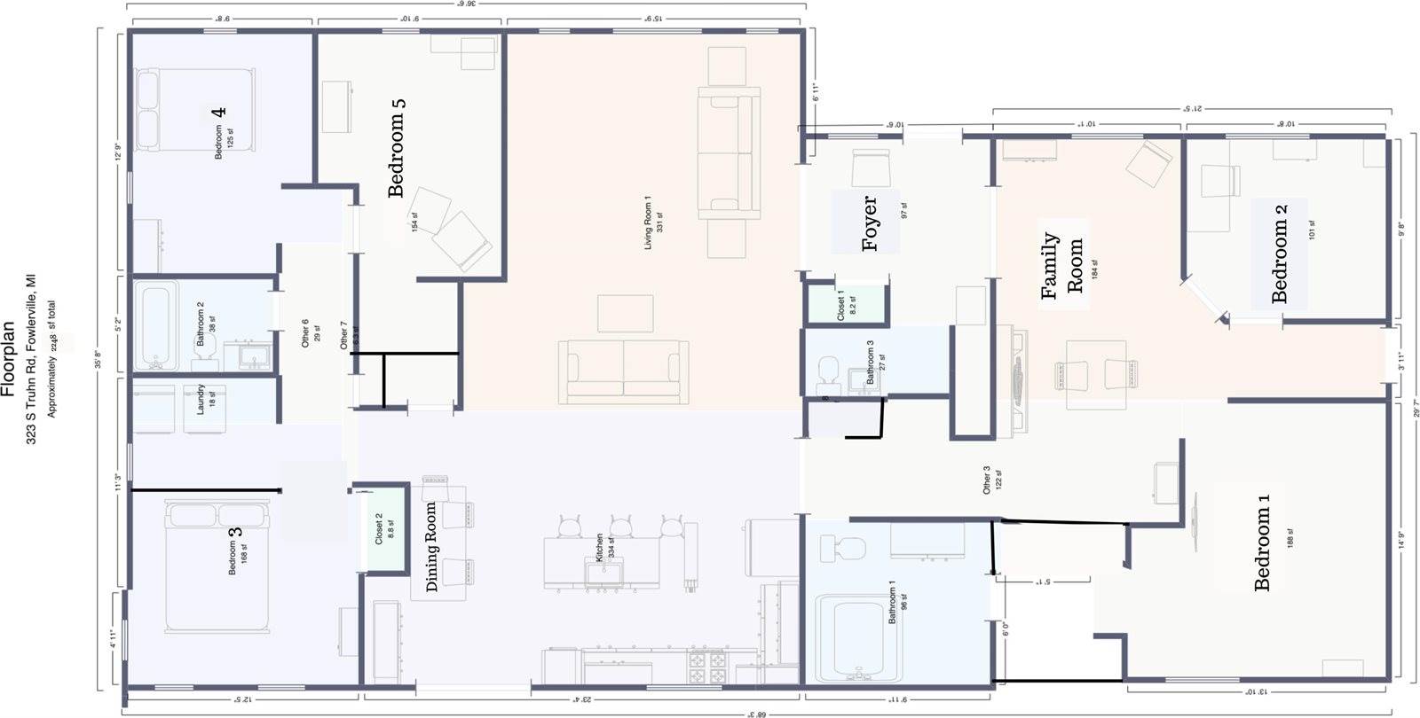 323 South Truhn Road, Fowlerville, MI 48836