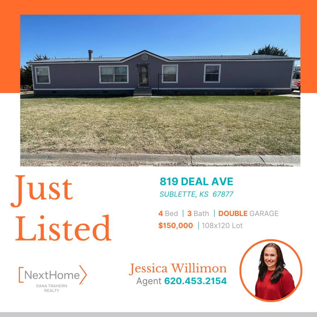 819 Deal Avenue, Sublette, KS 67877
