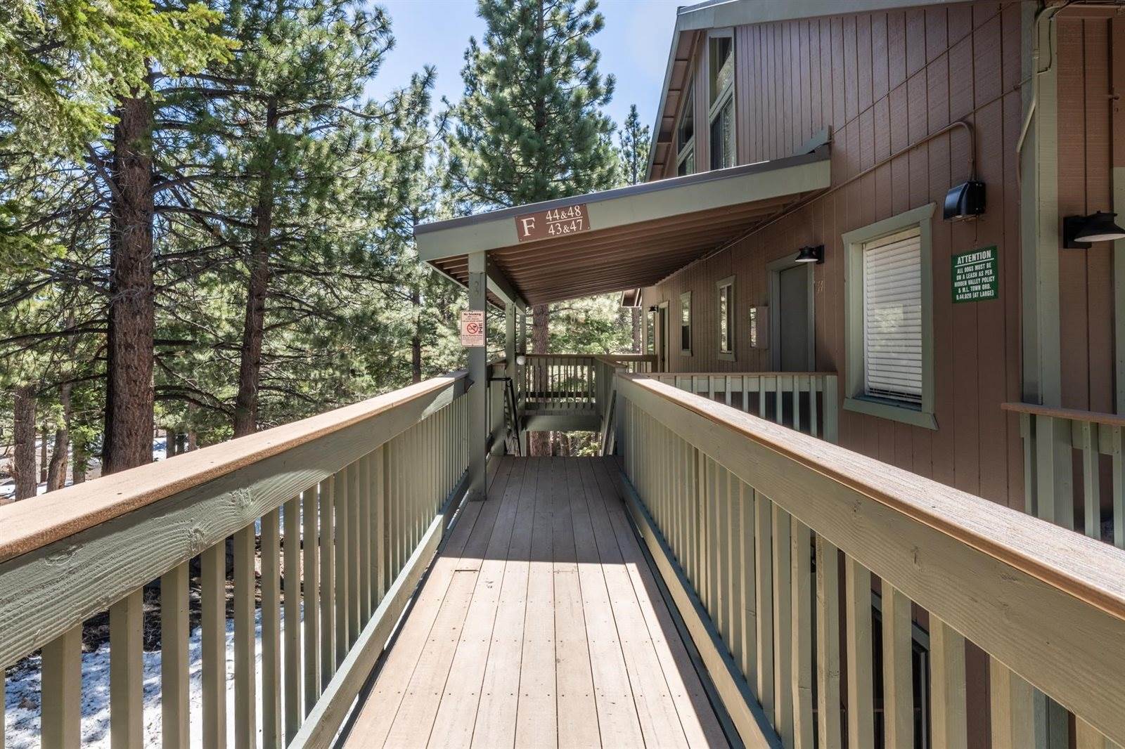 435 Lake Mary Rd. #43, Hidden Valley Village #43, Mammoth Lakes, CA 93546