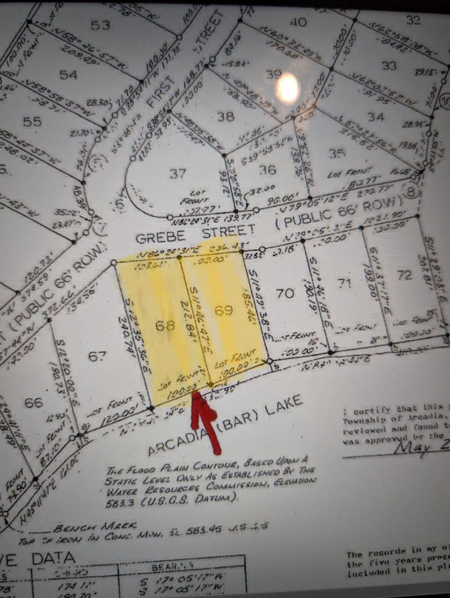 V/L Grebe Street, #68, Arcadia, MI 49613