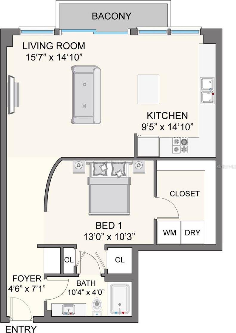 155 South Court Avenue, #2008, Orlando, FL 32801