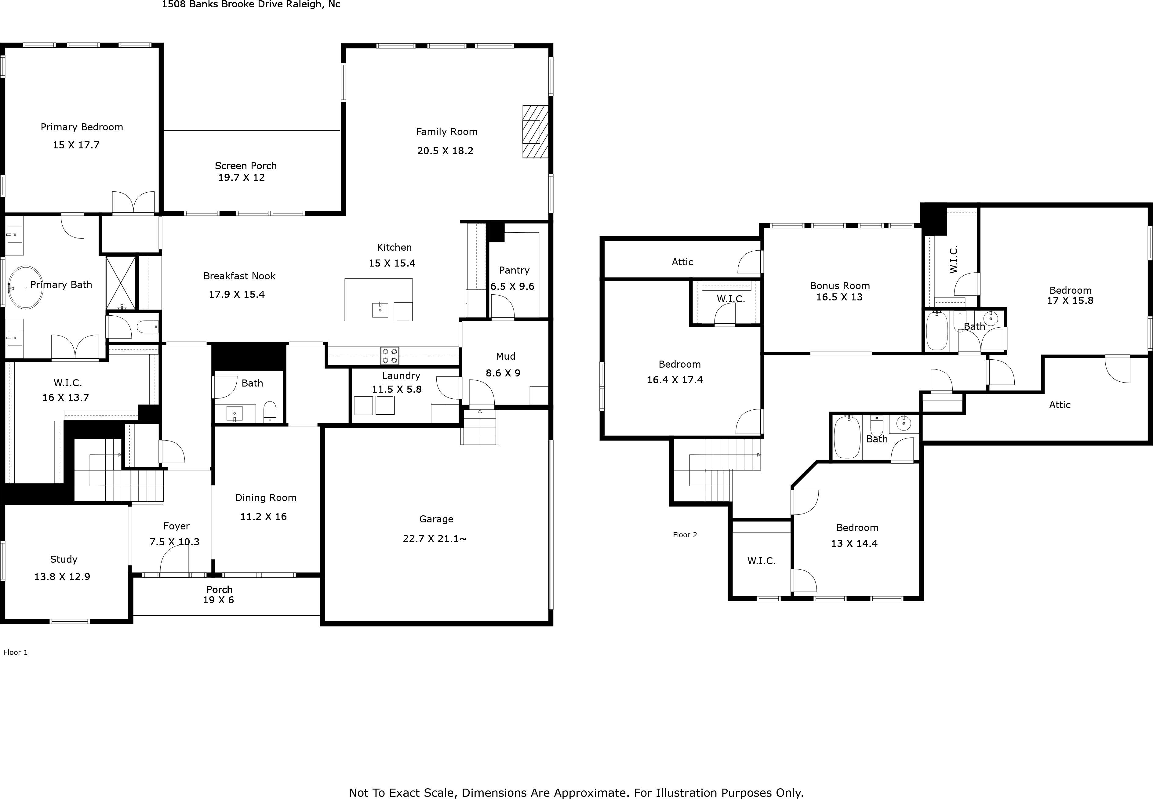 1508 Banks Brooke Drive, Raleigh, NC 27603