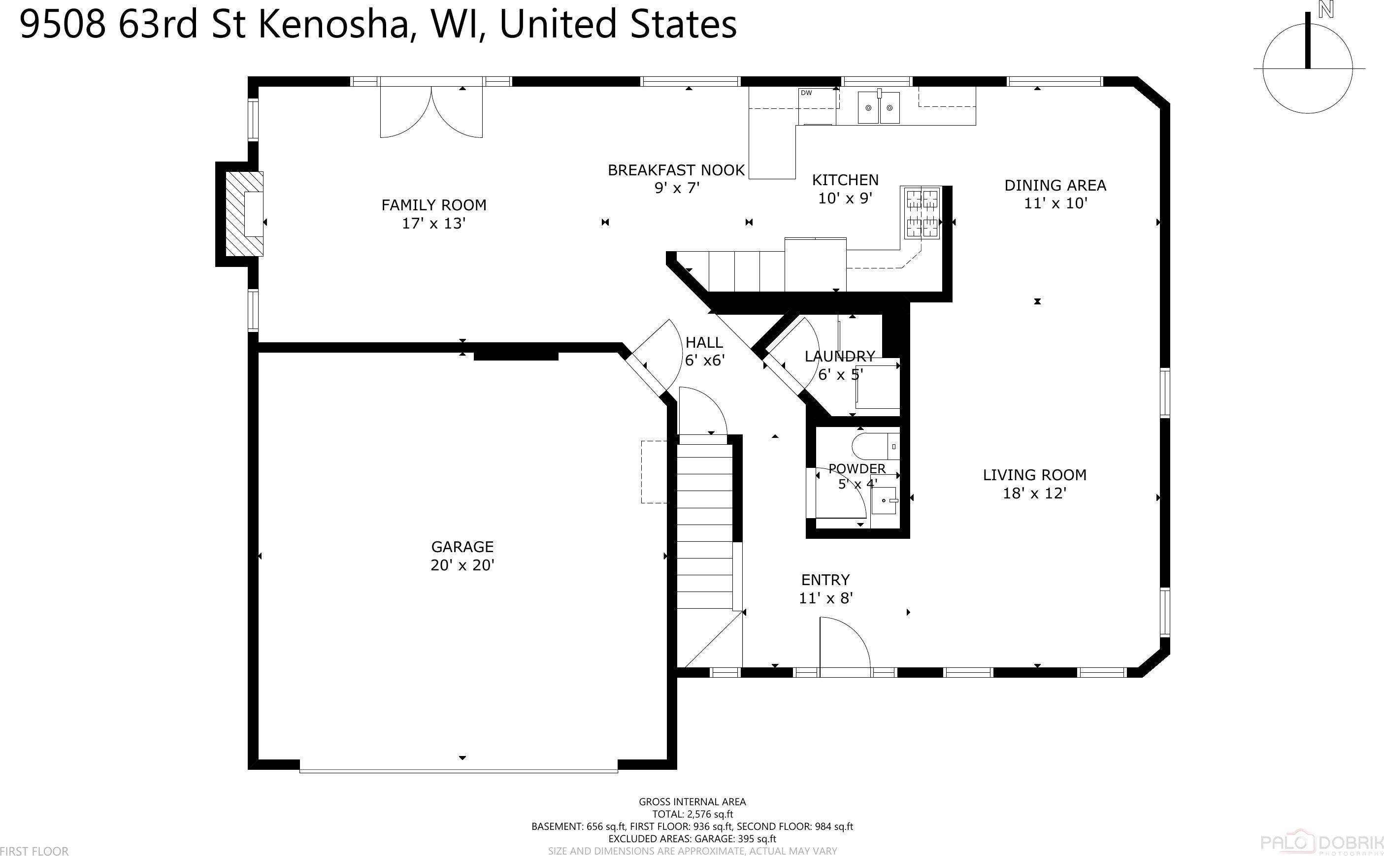 9508 63rd St, Kenosha, WI 53142
