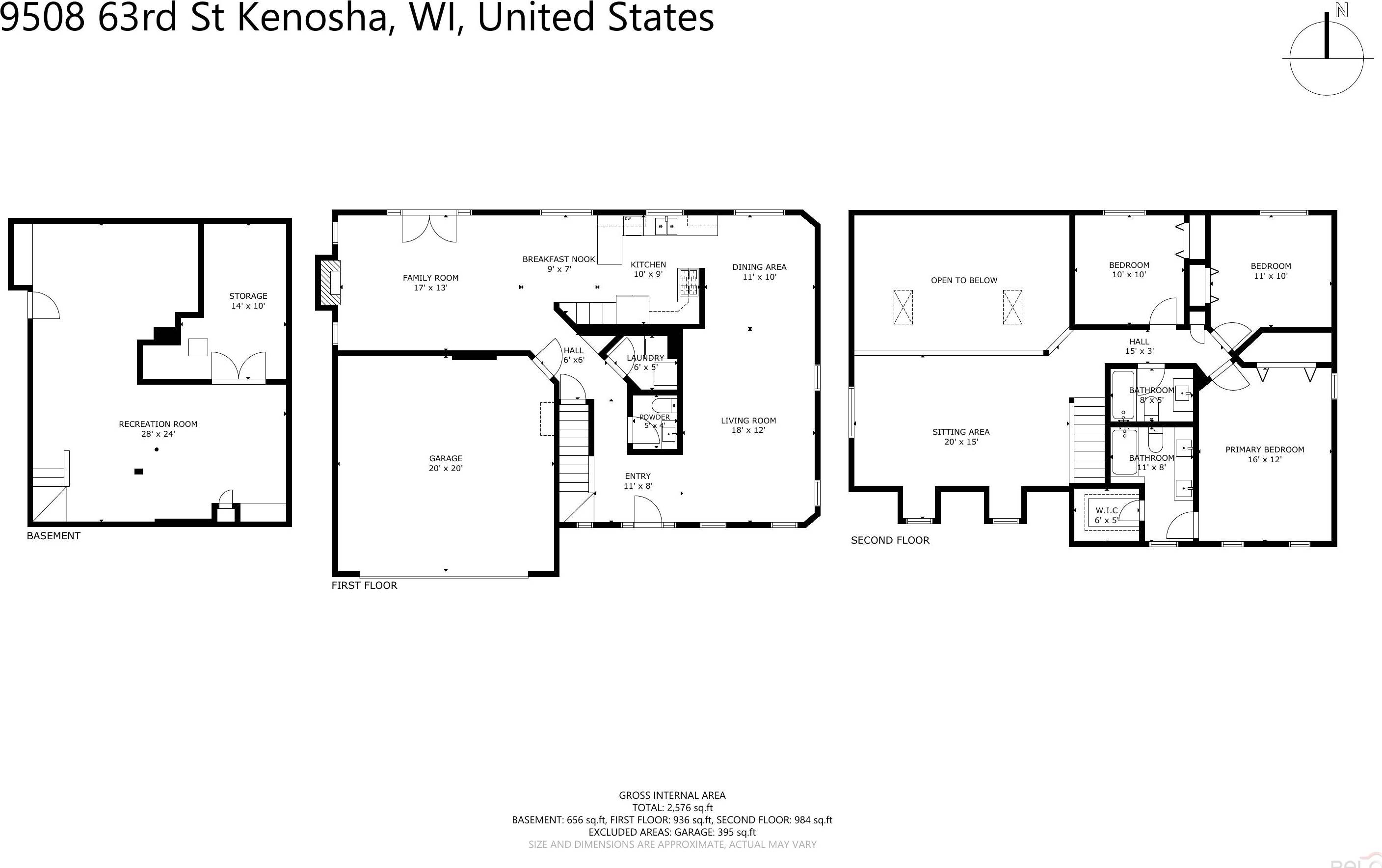 9508 63rd St, Kenosha, WI 53142