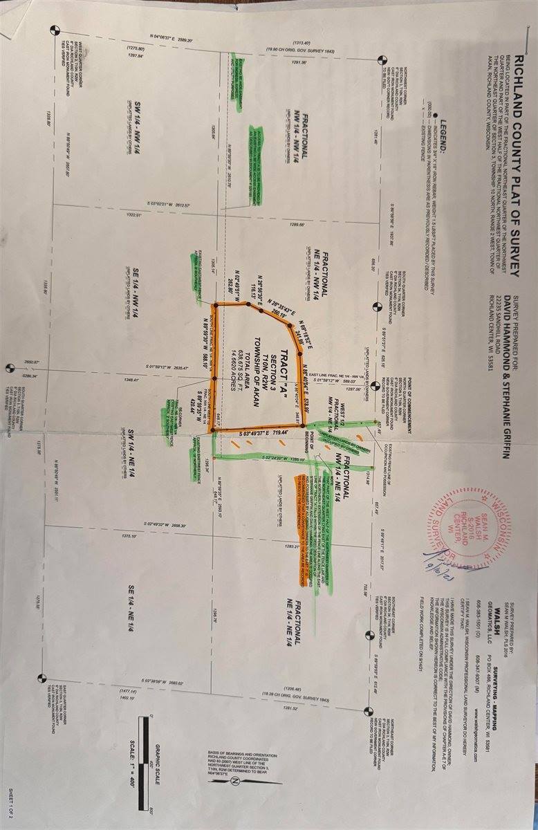 14.66 Acres Sand Hill, Akan, WI 53913