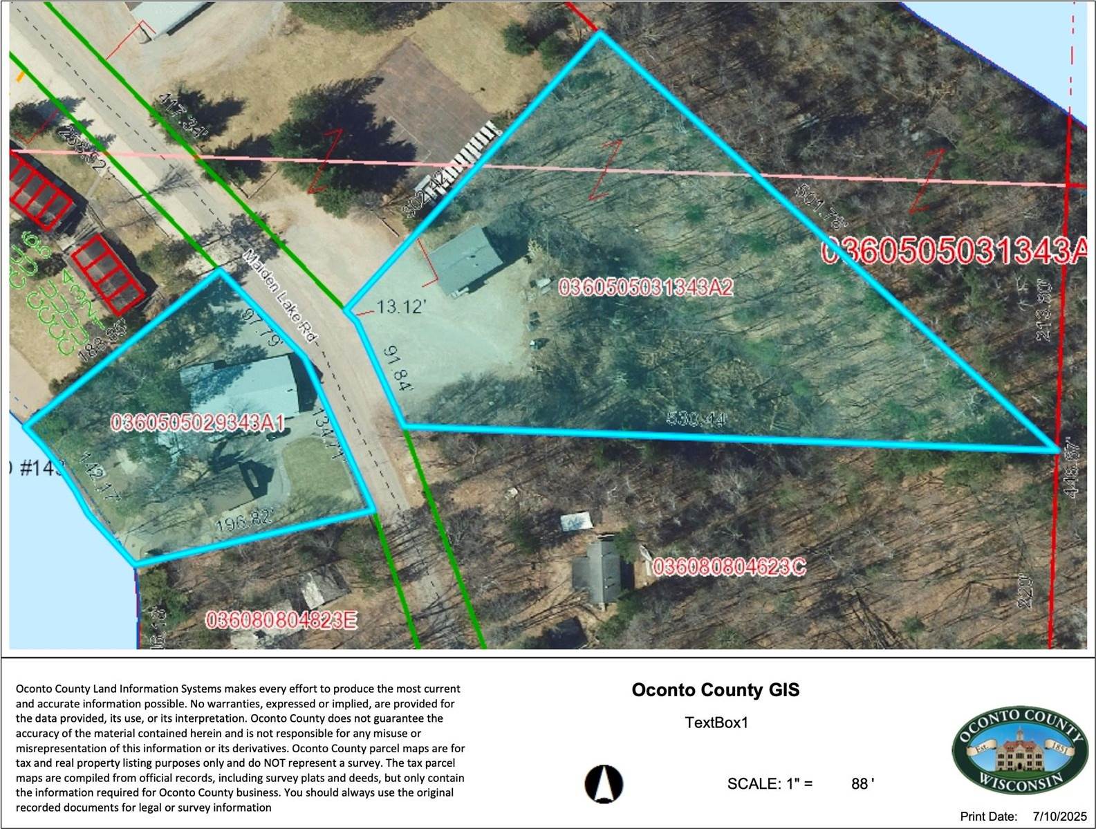 15649 Maiden Lake Road, Mountain, WI 54149