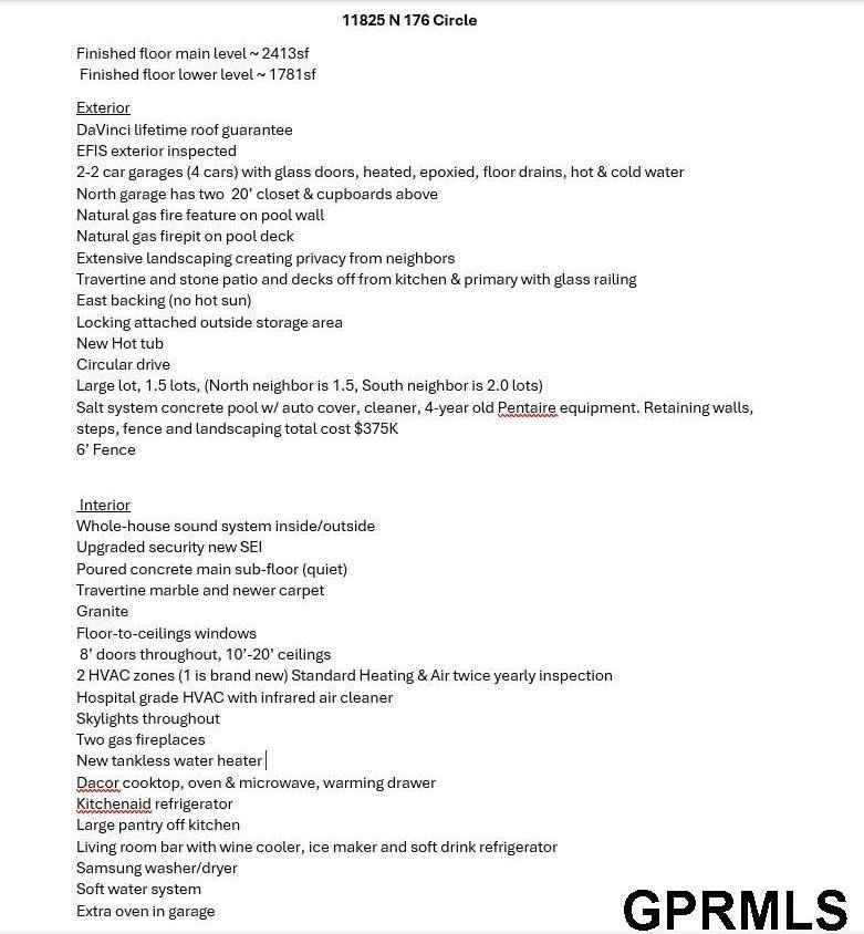 11825 North 176 Circle, Bennington, NE 68007