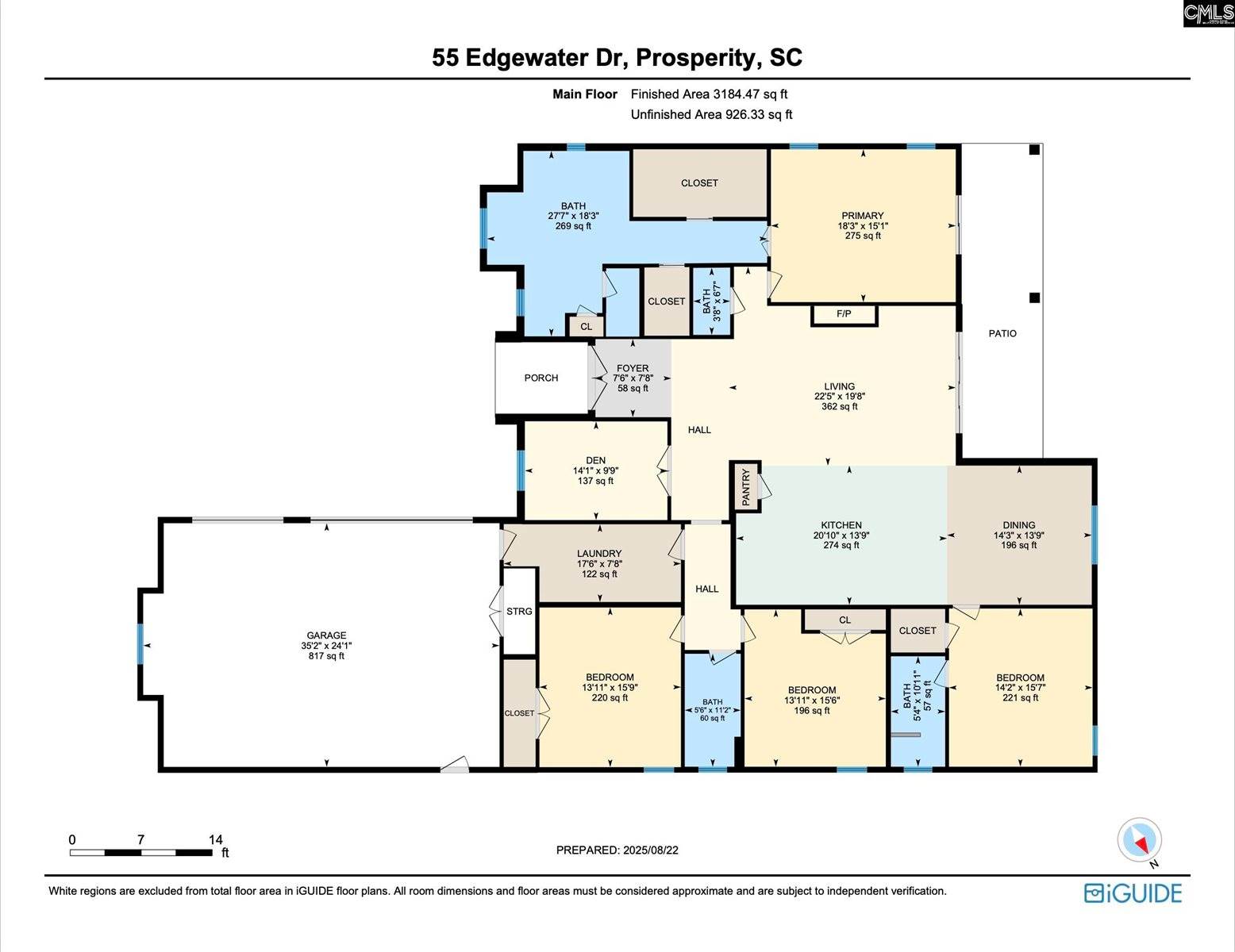 55 Edgewater, Prosperity, SC 29127