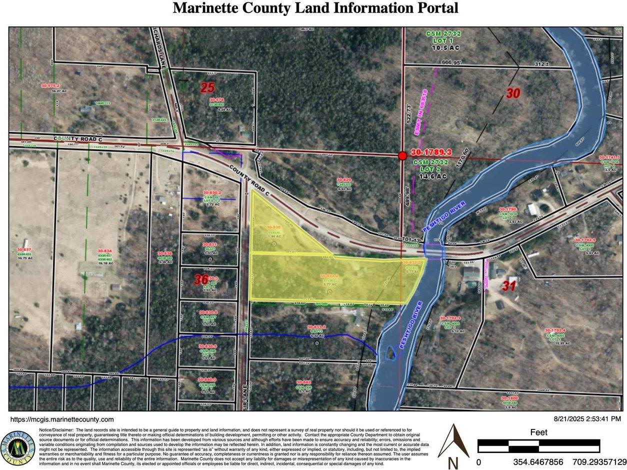 W14145 County Road C, Athelstane, WI 54104