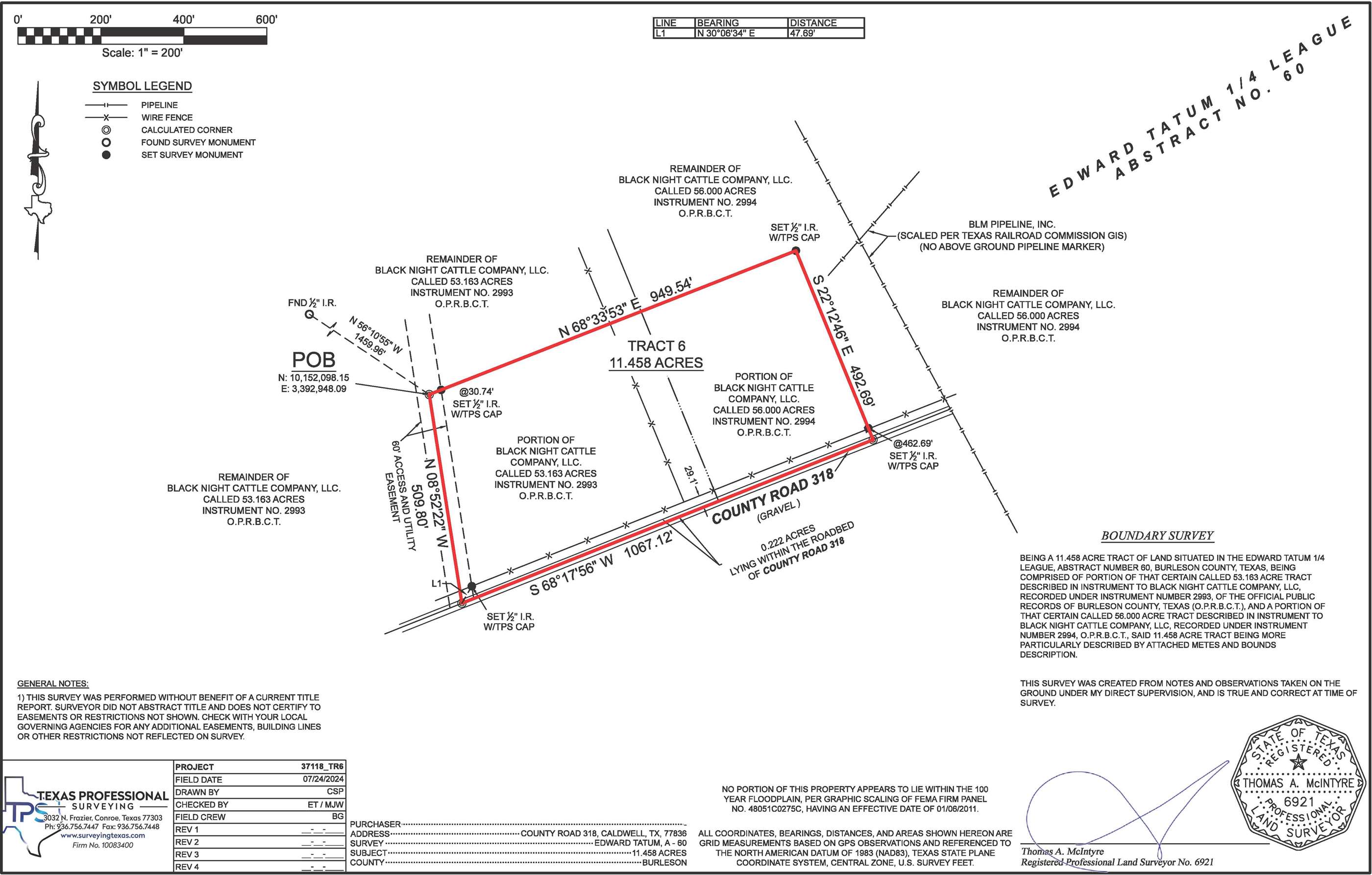 TBD CR 318, Tract 6, Caldwell, TX 77836