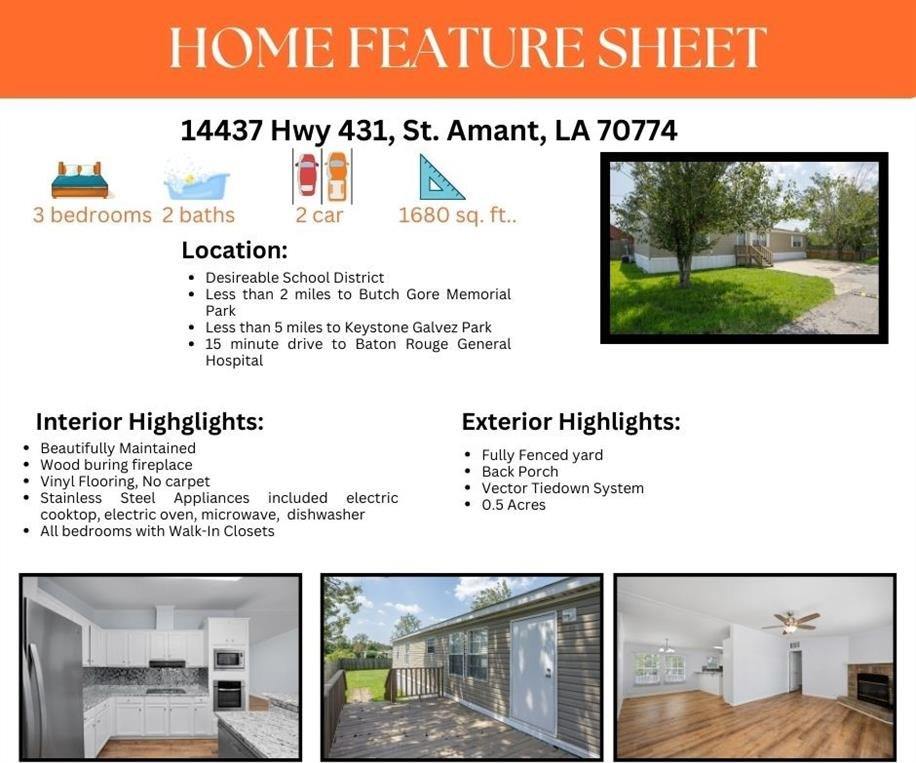 14437 Hwy 431, Saint Amant, LA 70774