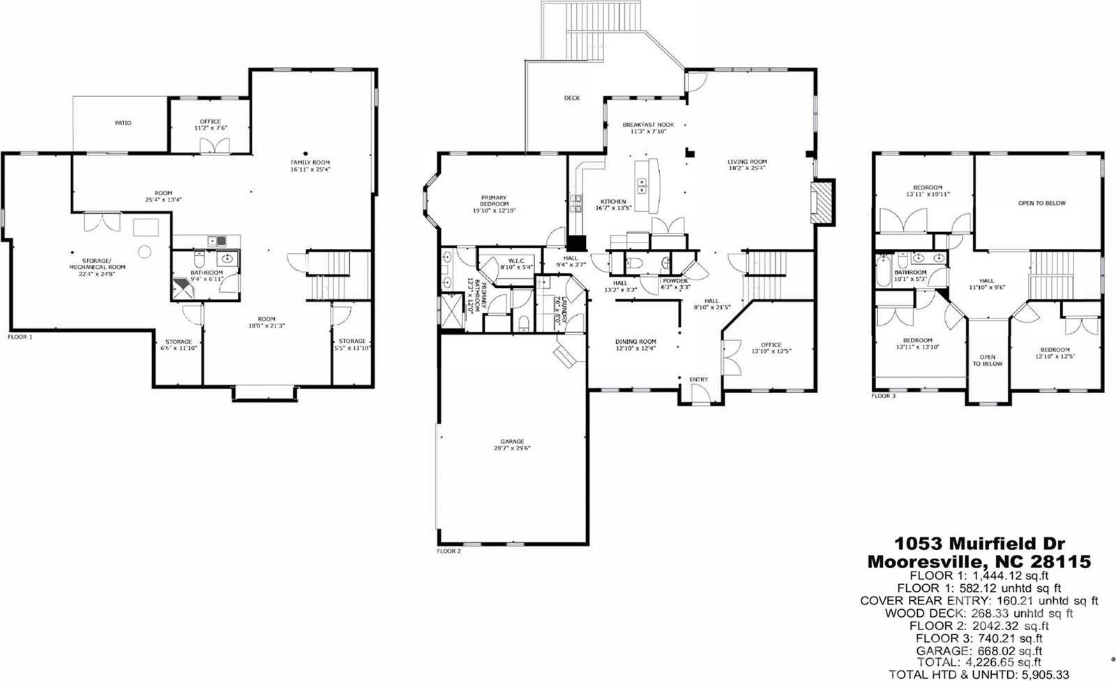 1053 Muirfield Drive, Mooresville, NC 28115