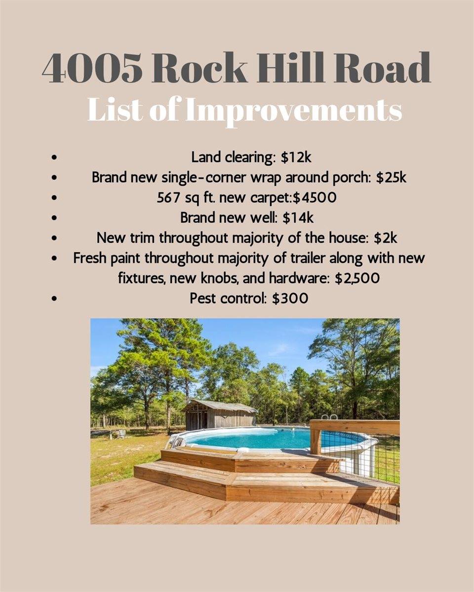 4005 Rock Hill Road, DeFuniak Springs, FL 32435