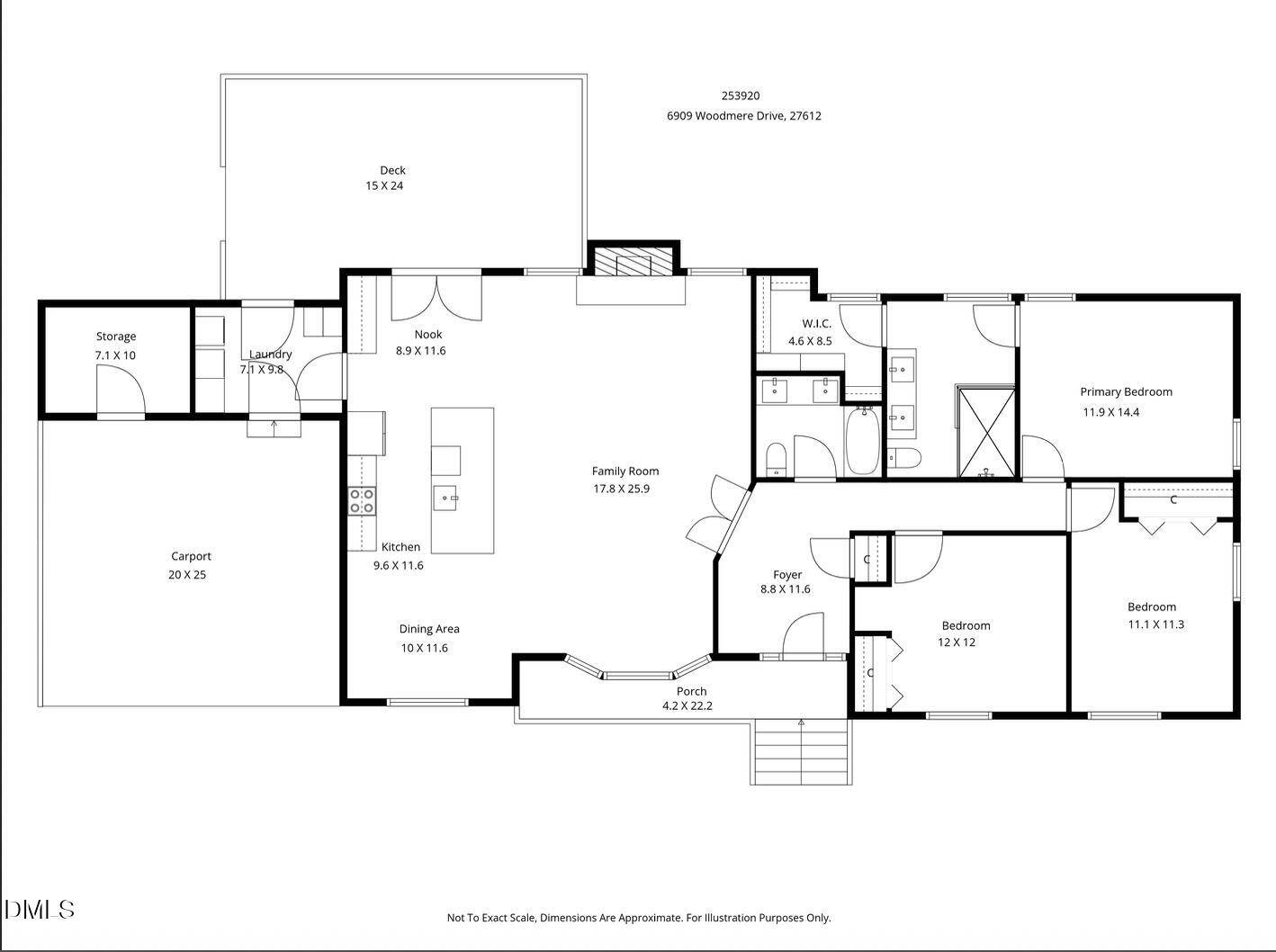 6909 Woodmere Drive, Raleigh, NC 27612