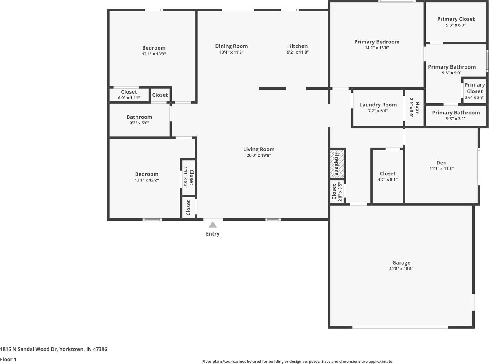 1816 Sandal Wood Drive, Yorktown, IN 47396