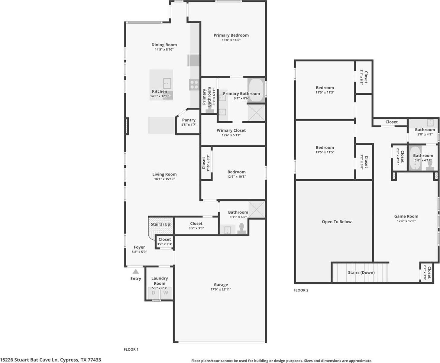 15226 Stuart Bat Cave Lane, Cypress, TX 77433