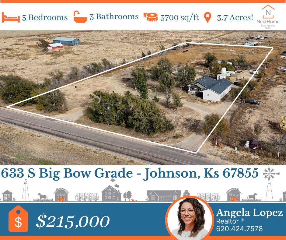633 South Big Bow Grade, Johnson, KS 67855