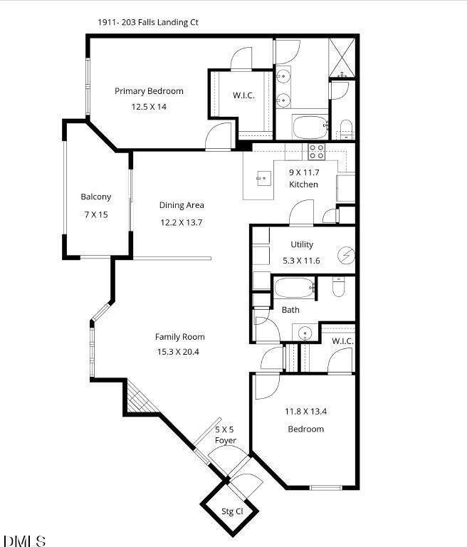 1911 Falls Landing Drive, #203, Raleigh, NC 27614