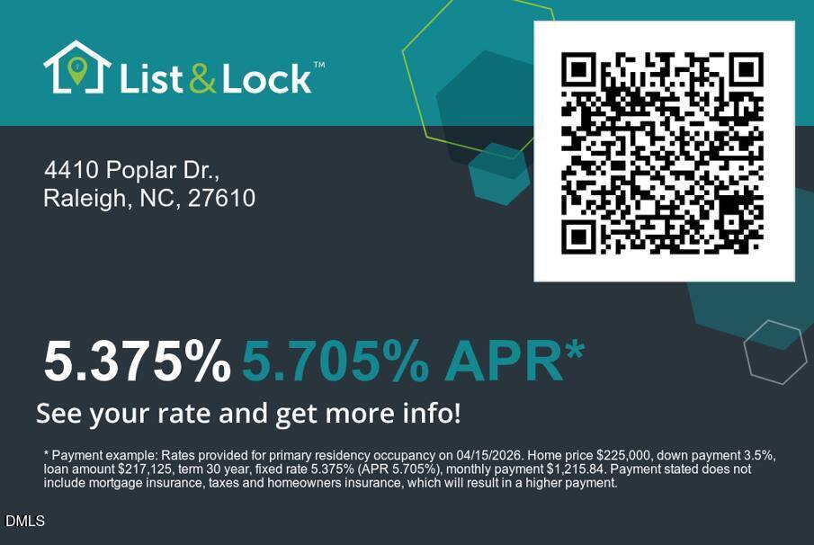 4410 Poplar Drive, Raleigh, NC 27610