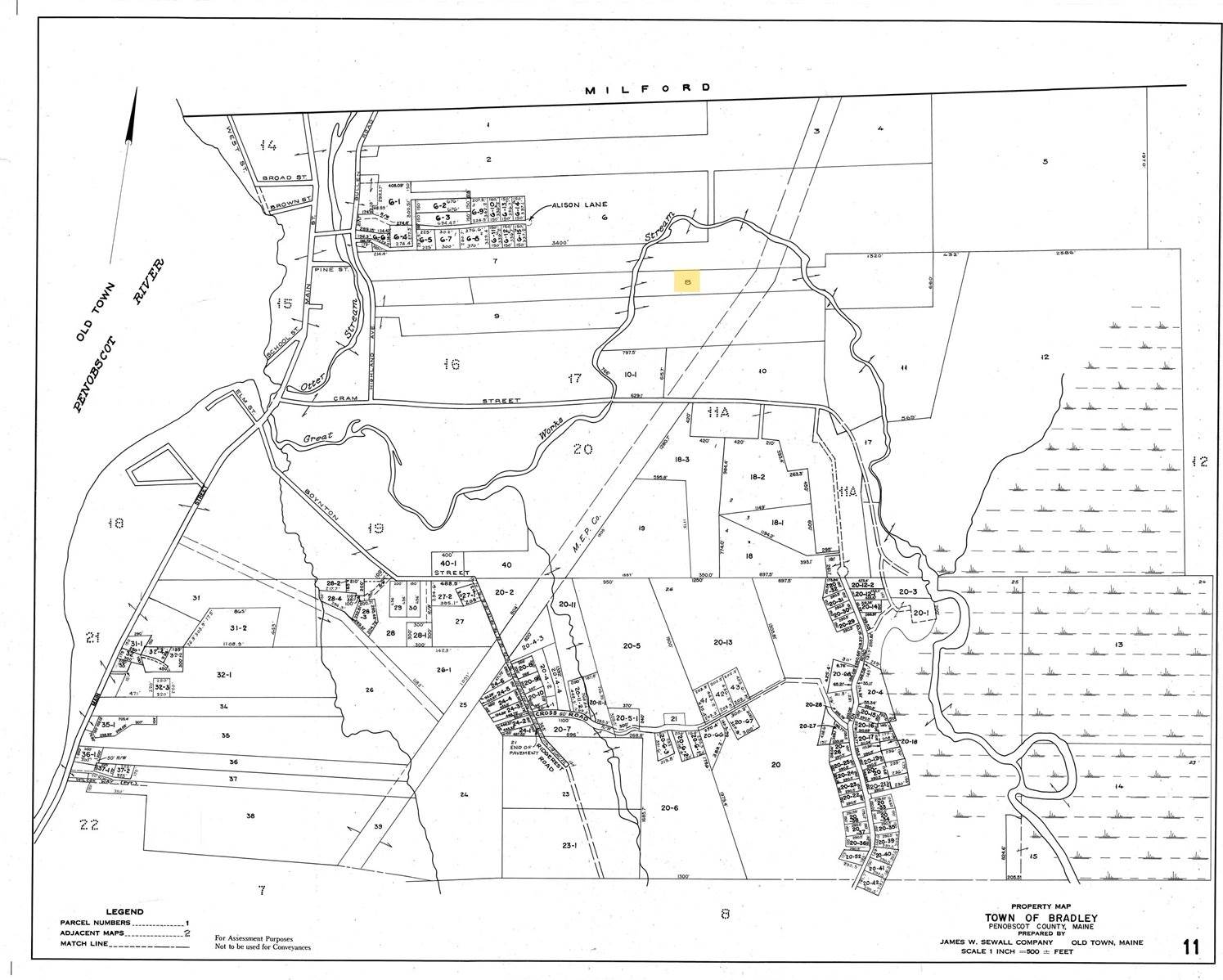 Map11Lot8 Highland Avenue, Bradley, ME 04411