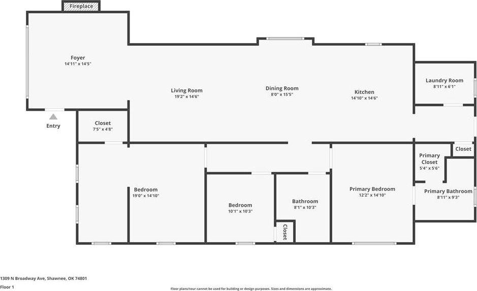 1309 North Broadway Avenue, Shawnee, OK 74801