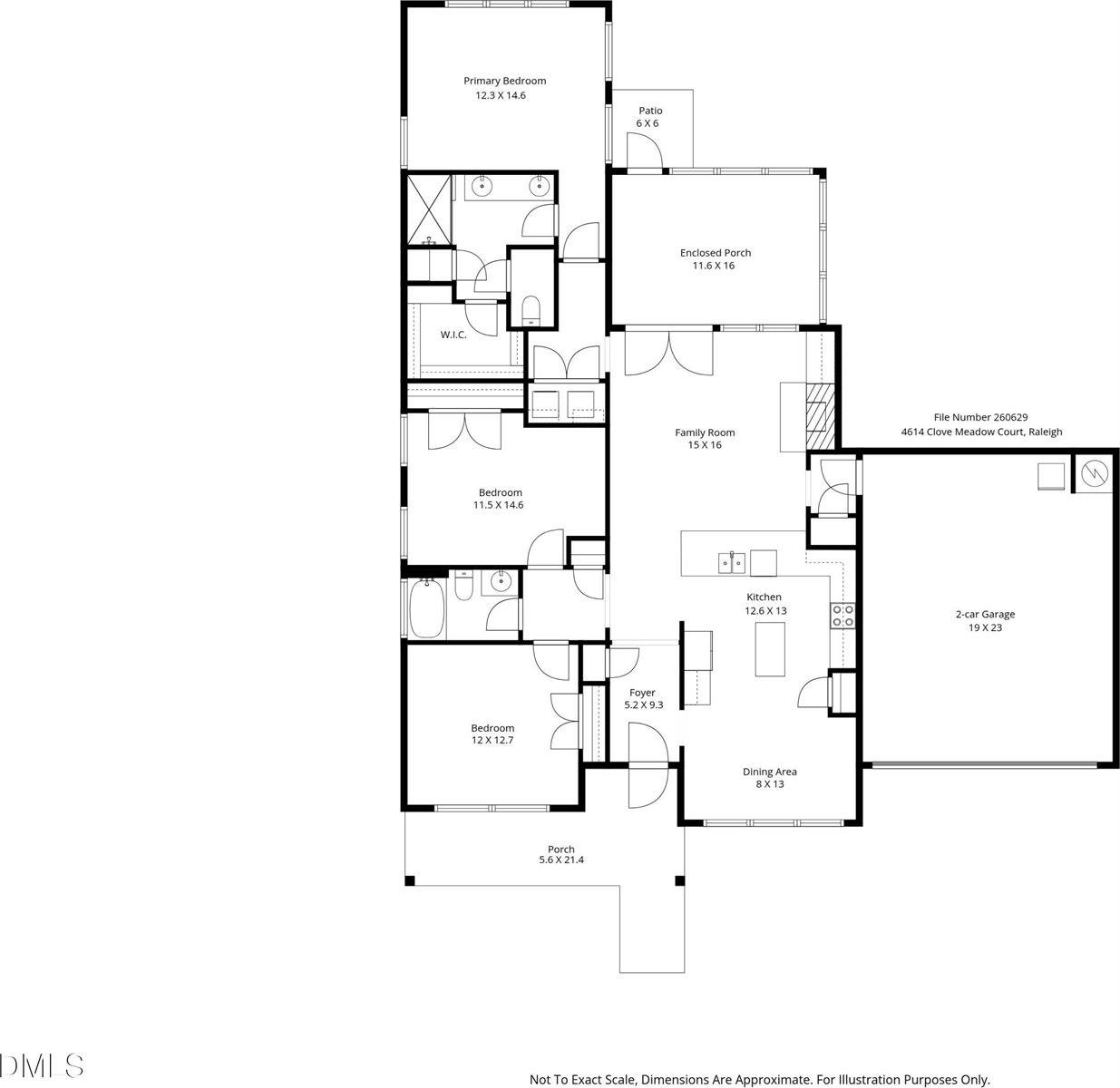 4614 Clove Meadow Court, Raleigh, NC 27604