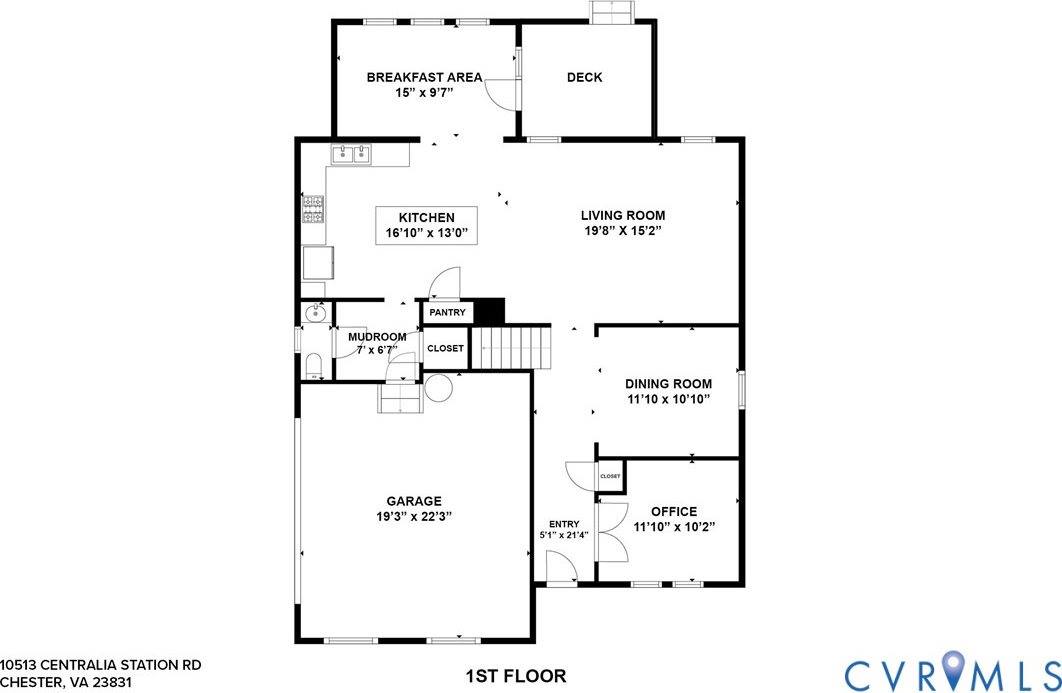 10513 Centralia Station Road, Chester, VA 23831