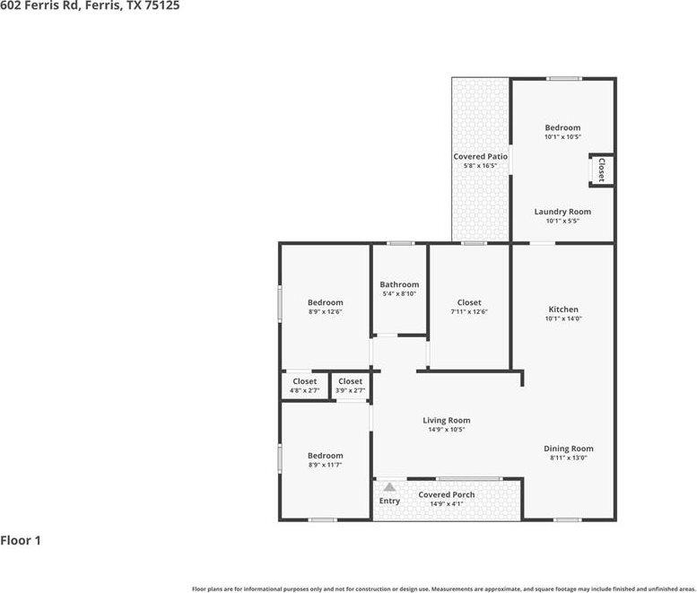 602 Ferris Road, Ferris, TX 75125