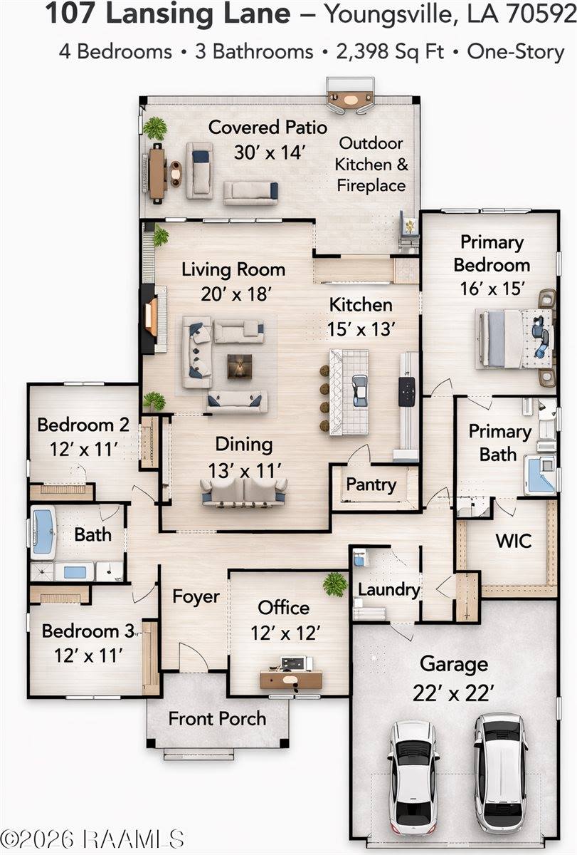 107 Lansing Lane, Youngsville, LA 70592