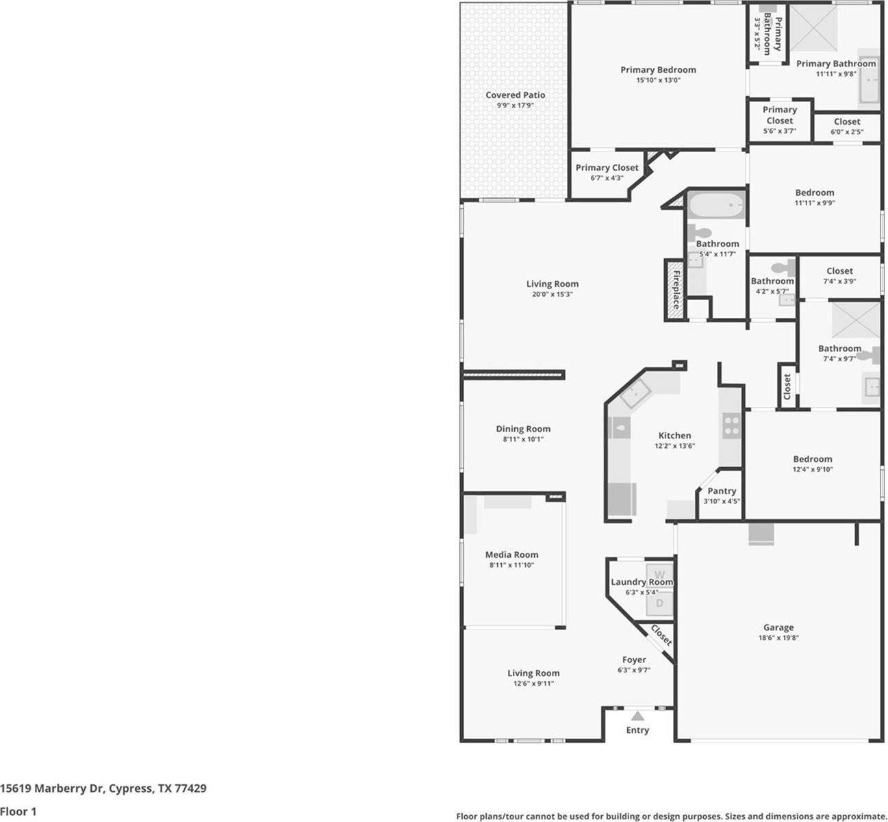 15619 Marberry Drive, Cypress, TX 77429