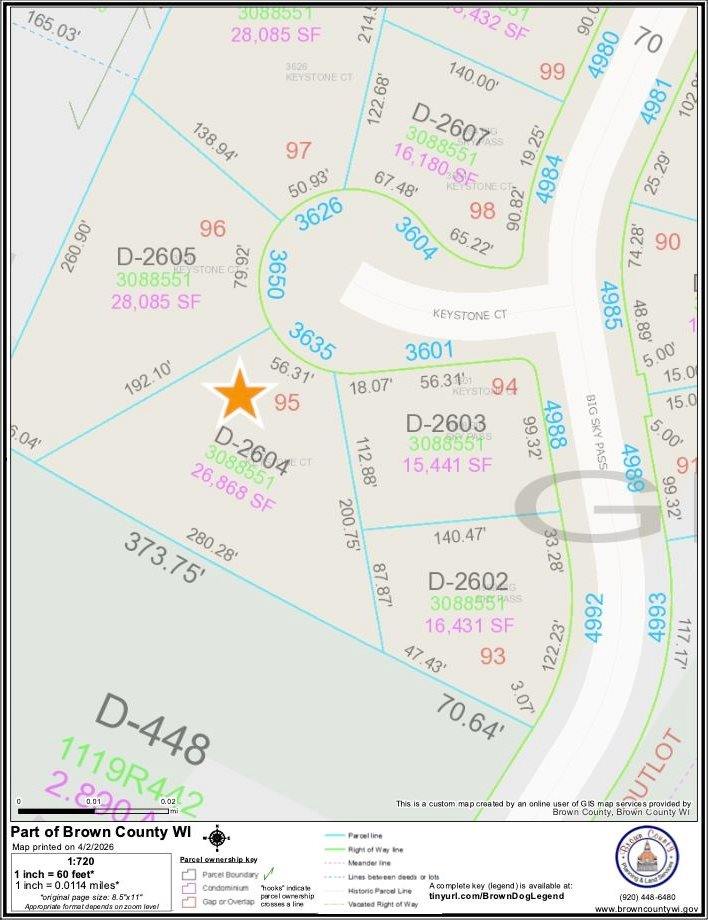 3635 Keystone Court, De Pere, WI 54115